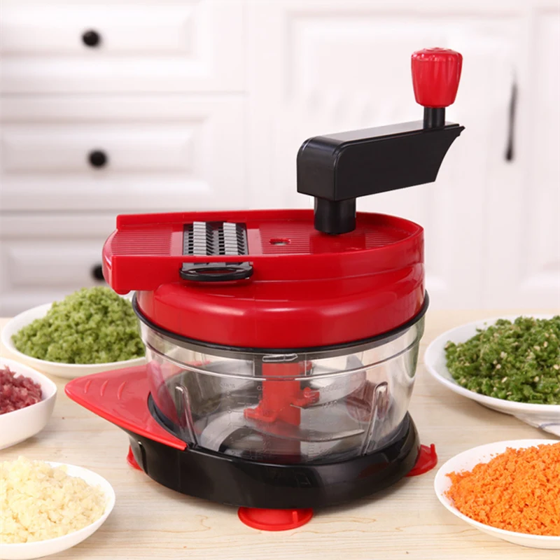 Multi-function Manual Vegetable Cutter Mandoline Slicer Meat Grinder Crusher Fruit Potato Carrot Chopper Kitchen Accessories