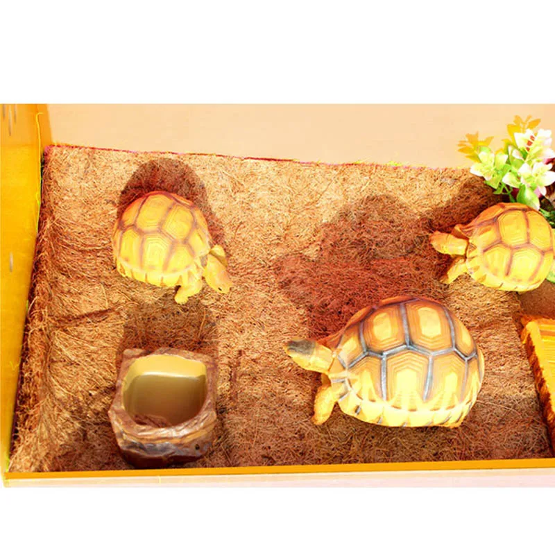 Reptile font b Pet b font Bed Mat Aquarium Tortoise Turtle Lizard Reptiles Climbing Coconut Palm