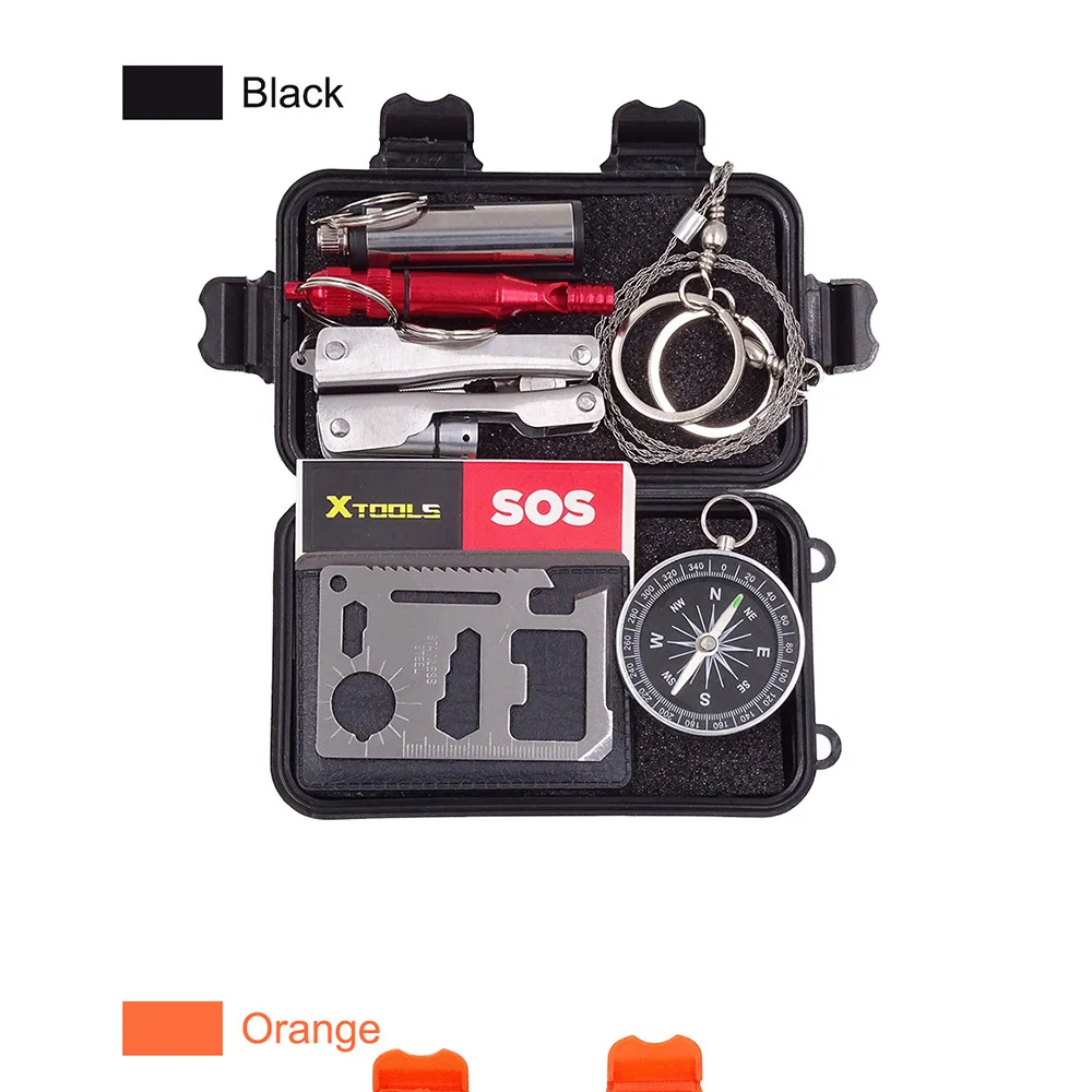 EDC набор для выживания SOS Тактический аварийный набор снаряжения военные мульти инструменты туристическое снаряжение походные гаджеты
