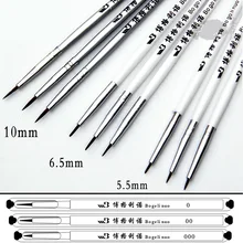 15 шт./лот тонкая шерсть ласки scriptliner ручка-закладка акварельных красок принадлежности художественные Кисти