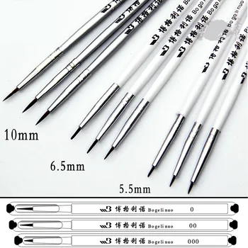 

15pcs/lot fine weasel hair scriptliner hook line pen Watercolor paint brush art supplies