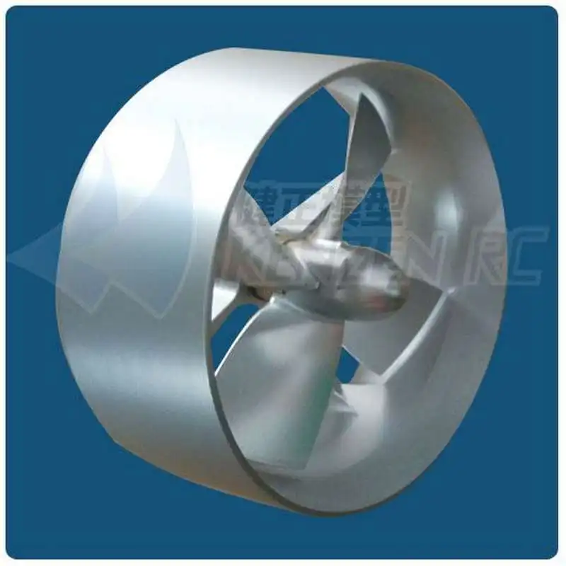 

Dia 130mm 4 Blades Kort Nozzle Ducted Propeller Assembly for Electric Motor Thruster Hydrofoil Robot ROV AUV Submarine RC Boats