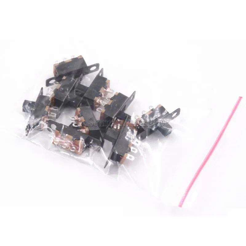 10 шт. тумблер SS12F15 SS12F15VG4 3PIN 1P2T скользящий переключатель ручка высота 4 мм|switch