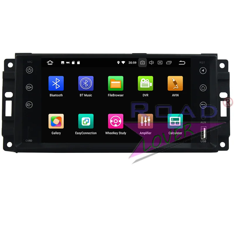 Discount Roadlover Android 9.0 Car GPS Navi Player For Jeep Compass Wrangler Journey Grand Cherokee 2010 Sebring 2006 300C Stereo NO DVD 4
