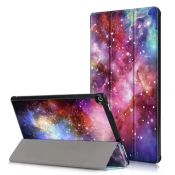 

For Amazon Kindle Fire HD 10 2019 10.1 inch Case For Amazon Kindle Fire HD10 2017 Slim Smart Flip Leather Stand Cover+Film Pen