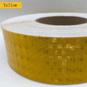 5cmx25m Safety Mark Reflective Tape Stickers Car-styling Self Adhesive Warning Tape Automobiles Motorcycle Reflective Film - Цвет: 5cmx25m