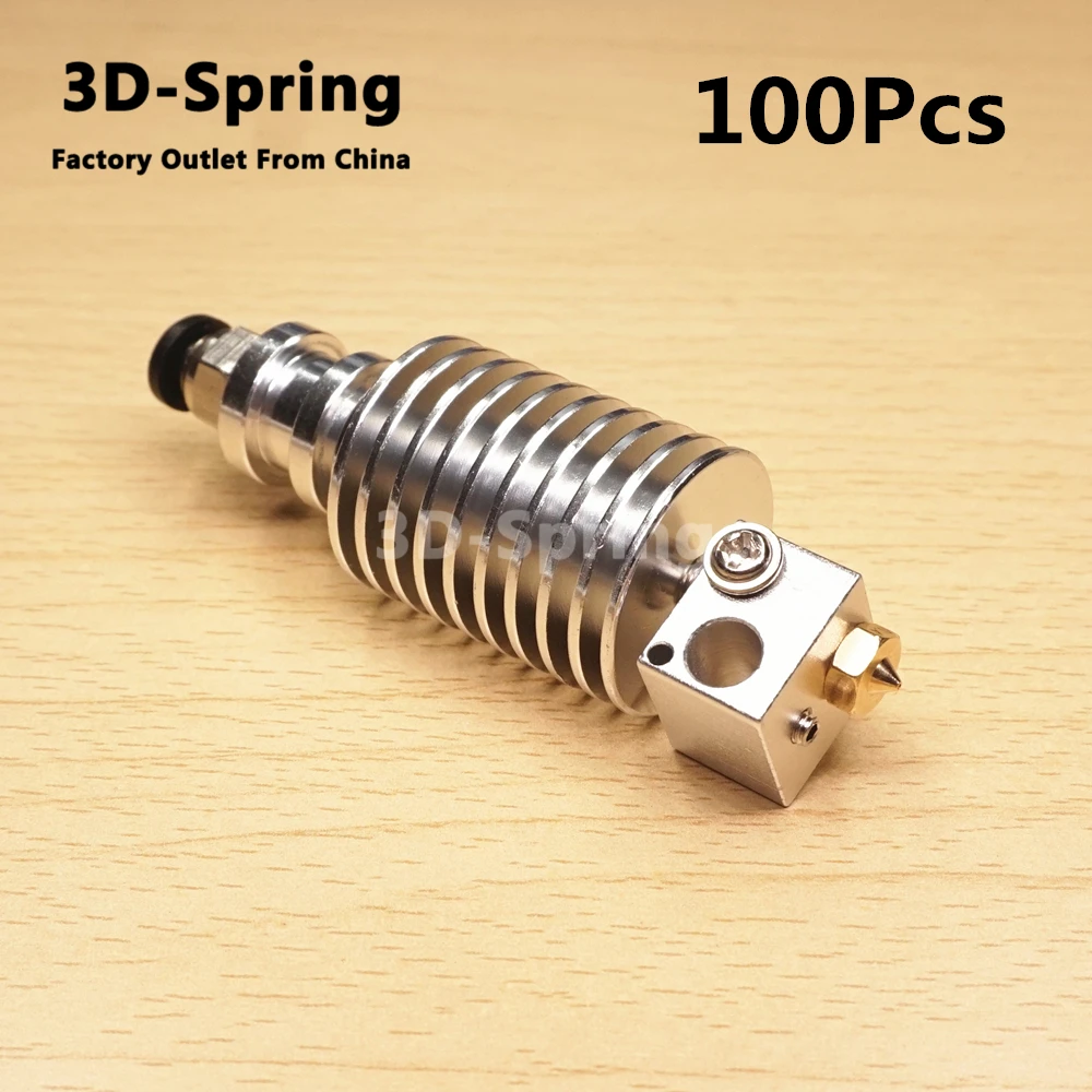 100Pcs V5 Remote Hotend Kit For E3D Extruder Nozzle 1.75 3mm Long Distance Teflon Heating Print Head Heater block 3D printer | Компьютеры