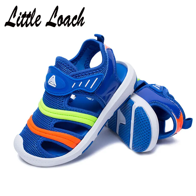 

Kids Closed Toe Sandals Boys Girls Teenage or Toddler Summer Beach Shoes 3 Colors Anti-skid Mesh Shoes Soft Sandals Size 25-37