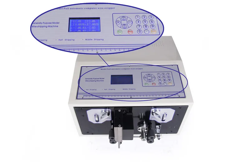  SWT508-SDB Small four-wheel short-term double-line automatic computer stripping machine