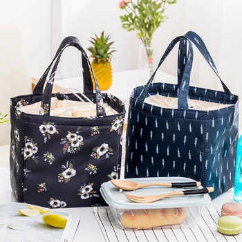 

Storage Bag Lunch Bags Handbag Tote Portable Insulated Pouch Cooler Waterproof Food Storage Bag Student School Food Storage Bags