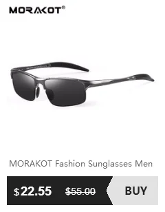 MORAKOT полуоправы Модные солнцезащитные очки мужские поляризованные очки для вождения Goggle алюминиевые магниевые солнцезащитные очки мужские очки J002817