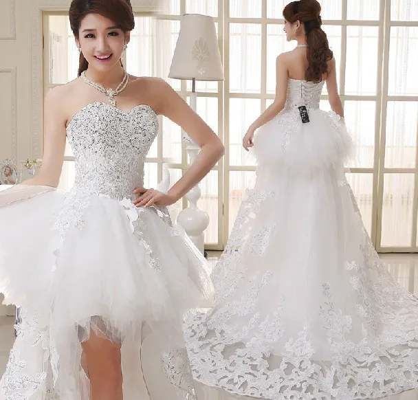 korean lace wedding dressphoto