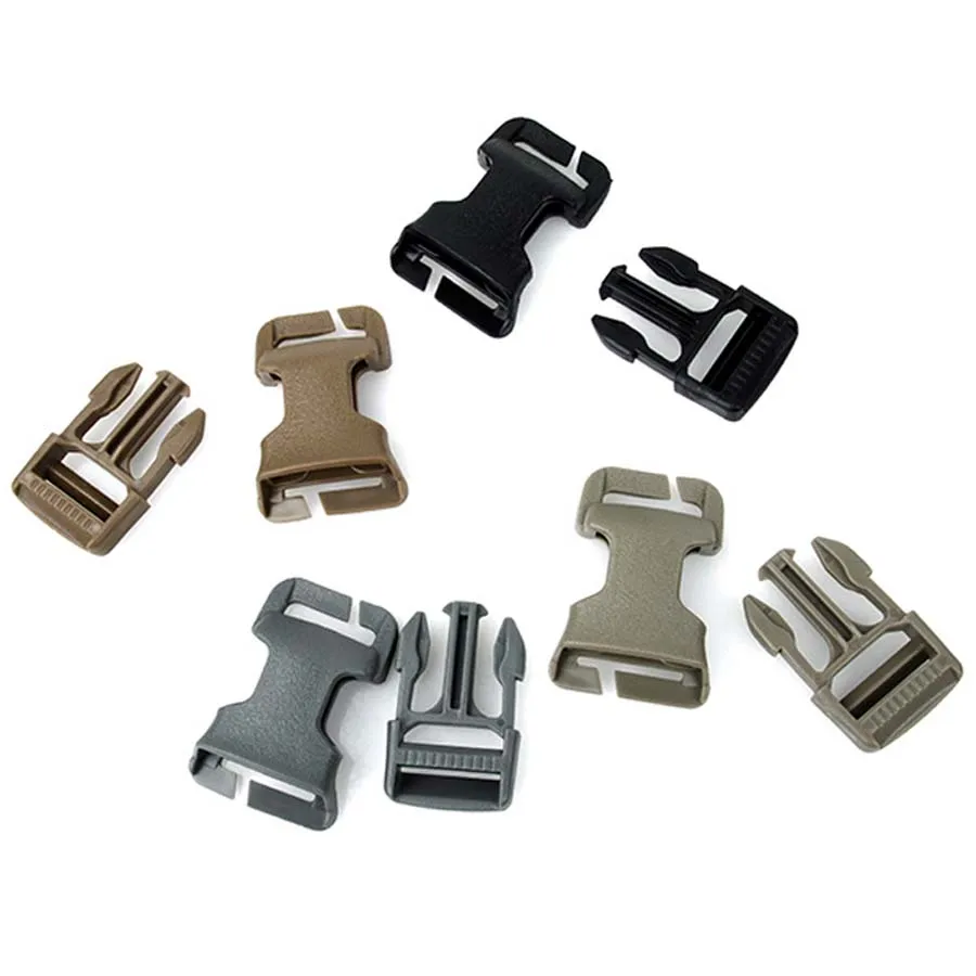 5PCS X-CON Tactical buckle Set 1 inch DuPont POM Quick Attach MOLLE Buckle