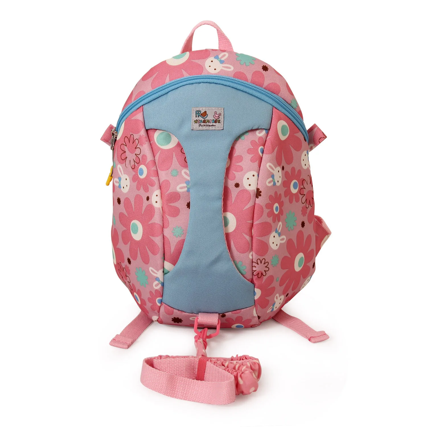

New Arrival Korean Style Kids Backpacks Kindergarten School Bags Cartoon Schoolbag Backpack With Anti-loss Traction Rope Small