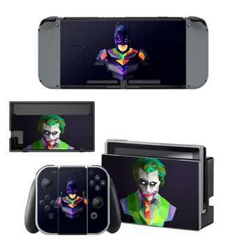 

Nintend Switch Vinyl Skins Sticker For Nintendo Switch Console and Controller Skin Set - For Joker and Batman