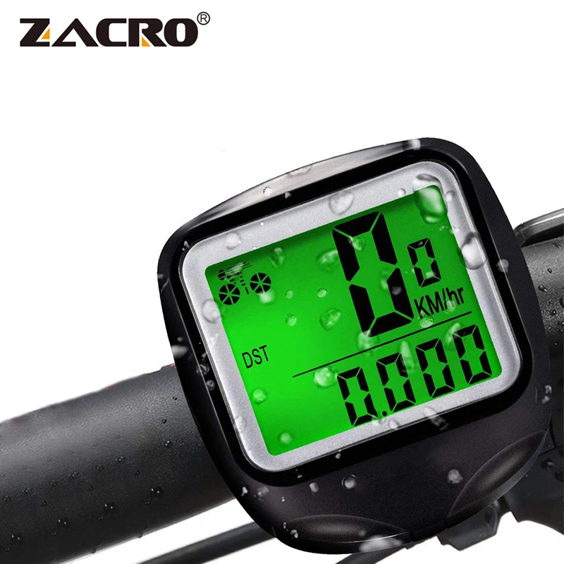 Zacro 1 комплект велосипедный измеритель скорости компьютер беспроводной