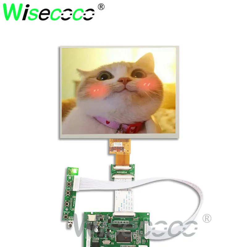 

HDMI/VGA/AV Control Driver Board + 8"inch HE080IA-01D 1024*768 IPS high-definition LCD Display For Raspberry Pi