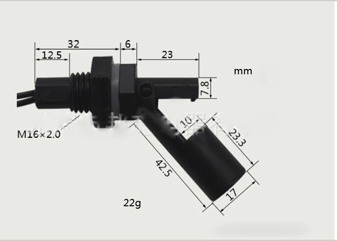 

2Pcs C6 Plastic Small Float Ball Water Float Switch Horizontal Level for Bilge Pump/Water Level Controller/Inductance Sensor