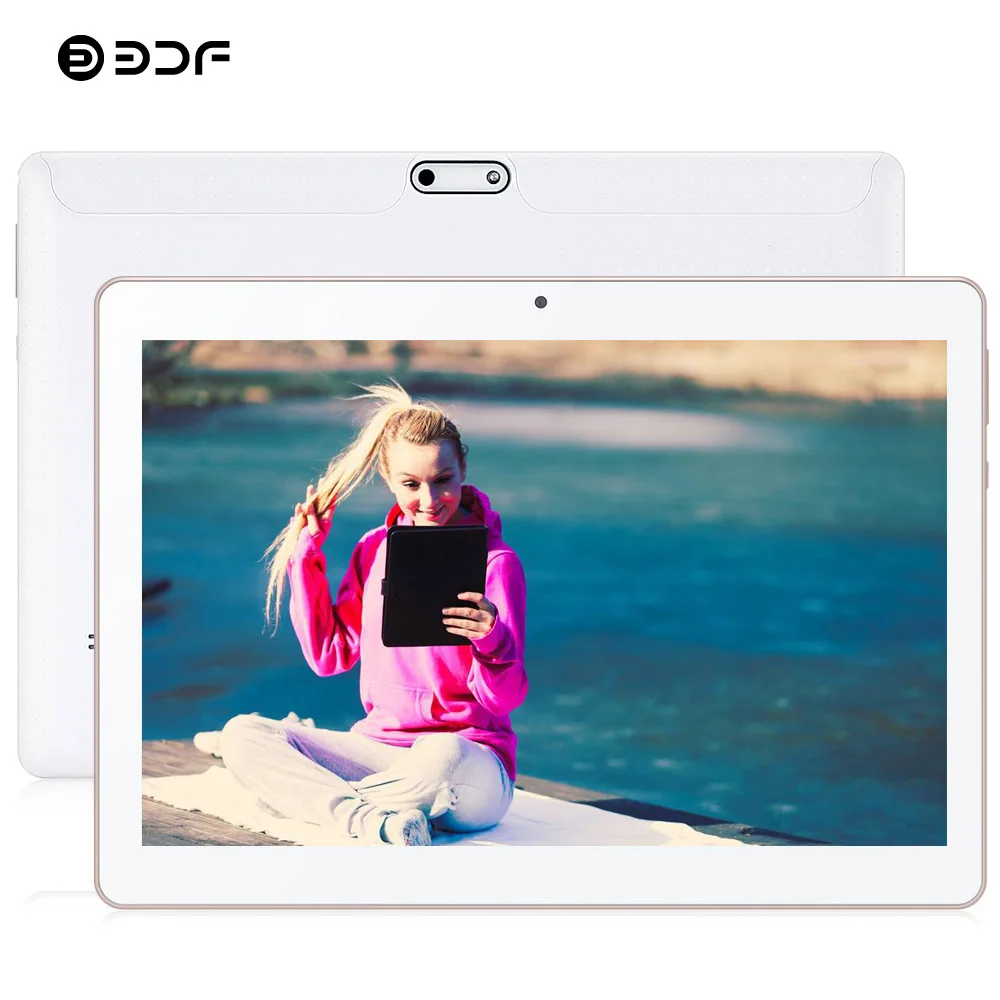 

BDF 2.5D Tempered Glass 10.1 Tablet PC 4G/3G Phone Call Android 9.0 Ten Core 8GB/128GB Dual SIM WiFi Bluetooth 4G LTE Tablet 10