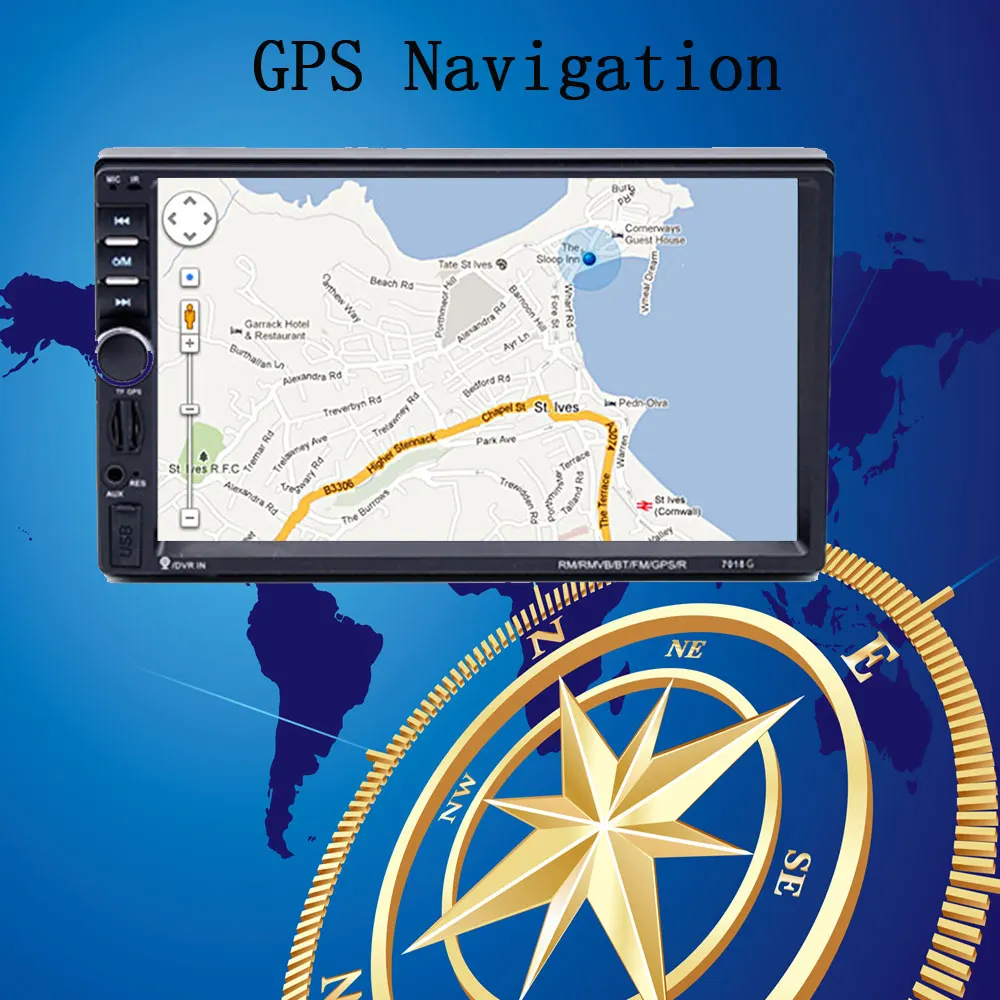 Podofo 2 Din 7'' Car Radio GPS Navigation Autoradio Touch Screen Car Audio Multimedia Player Bluetooth upport Rear View Camera Podofo 2 Din 7'' Car Radio GPS Navigation Autoradio Touch Screen Car Audio Multimedia Player Bluetooth upport Rear View Camera