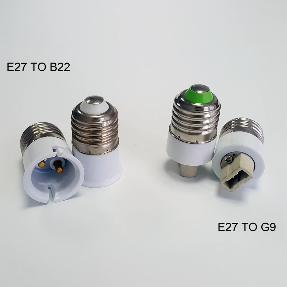 E27 E14 E12 B22 GU10 G9 база взаимного преобразования держатели ламп конвертер гнездо адаптера гнезд ламп для Светодиодный кукурузная лампа светильник