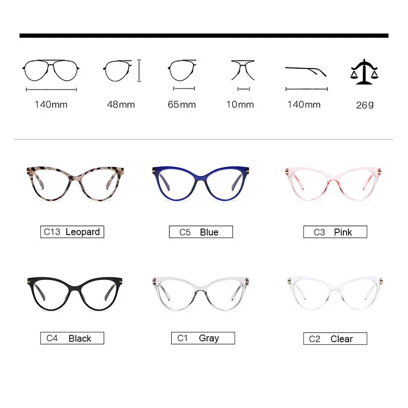 Women Designer Brand Designer Eyeglasses Optical Acetate Rim Spectacles for Women Eyewear Glasses Frame Fashion Styles 92162