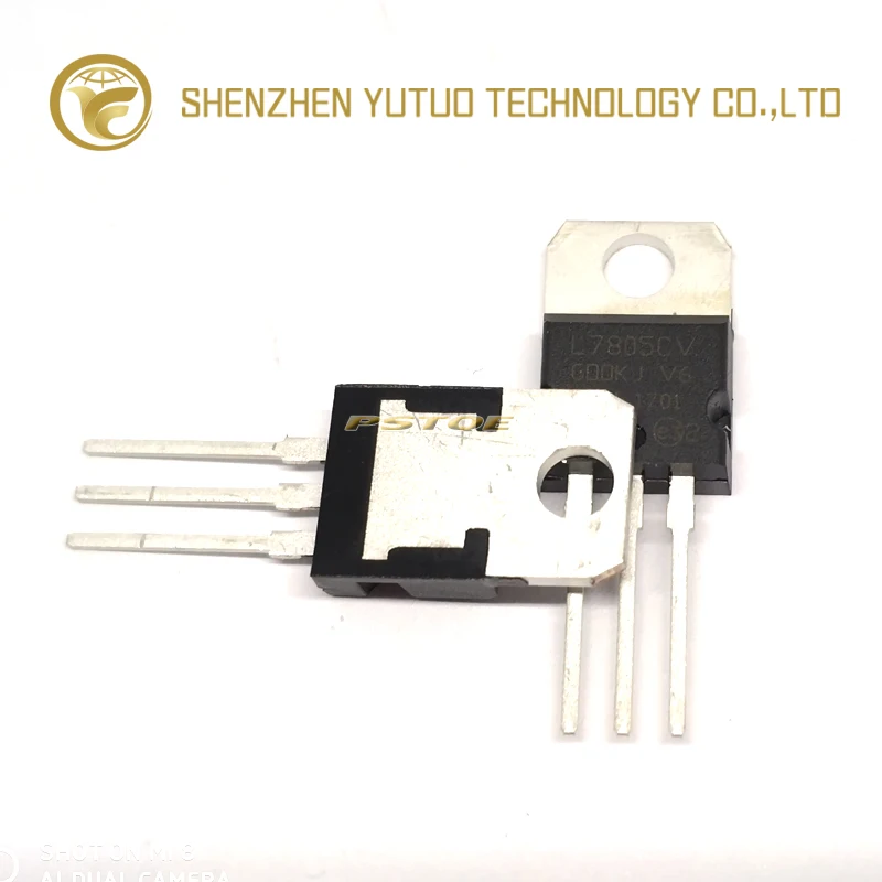 

PSTQE L7805CV L7805 7805 Voltage Regulator 5V 1.2A TO-220 High quality In Stock