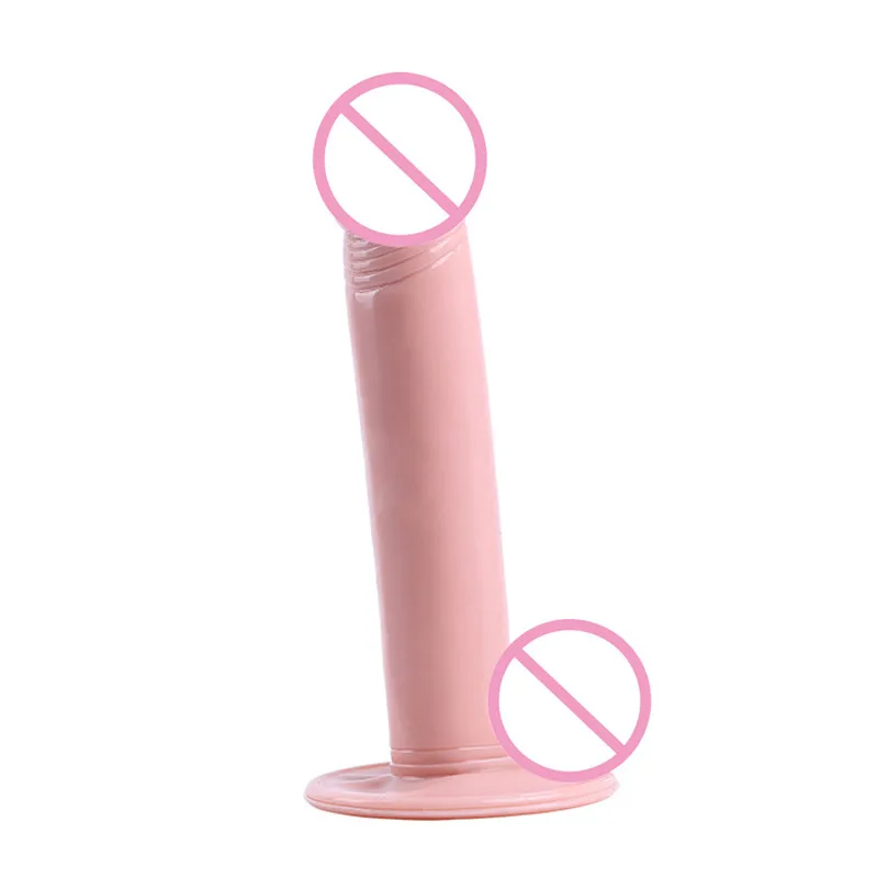 Sex Toy PVC Real Dildos Simulated Phallus Female Hand-Free Masturbation Device With Simulated Penile Sucker Sex Toys (3)