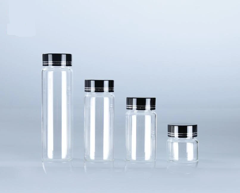 300pcs 25ml 50ml 70ml 100ml Small Glass Bottles Tiny Vials Jars Transparent Clear Wishing Injection Pills Tin | Красота и здоровье