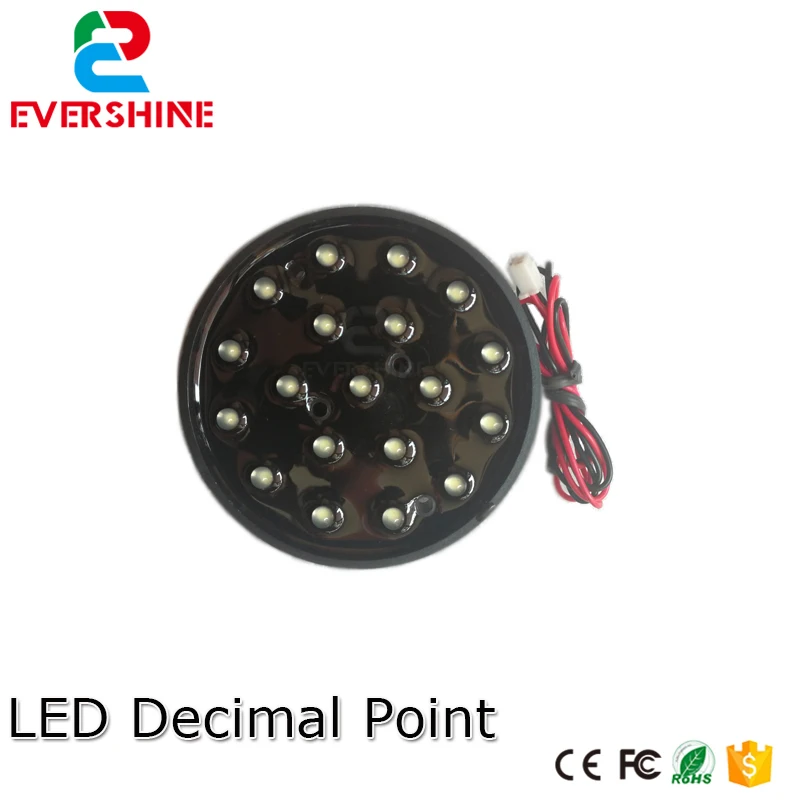 2 pièces prix du gaz numéros numériques Module LED point décimal, utilisation des signes de LED étanche en plein air pour 18 ''20'' 22 ''24'' 36 ''48''
