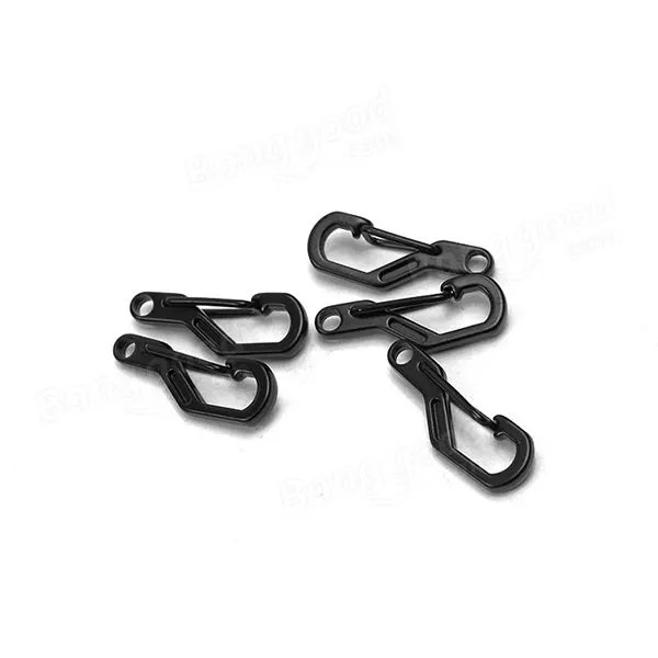 

Outdoor D-Shaped Buckle Mini Portable Snap Hook Hang Carabiner EDC Hook Clip Key Chain for Camping Hiking Climbing accessory