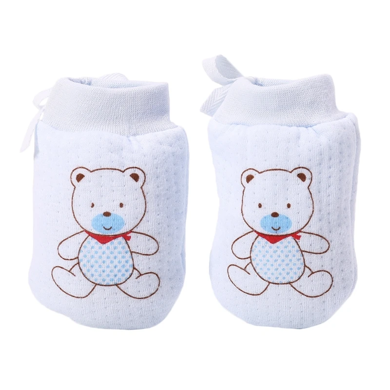Милые детские варежки анти-царапки для маленьких мальчиков и девочек мягкие варежки для новорожденных подарки перчатка для младенца