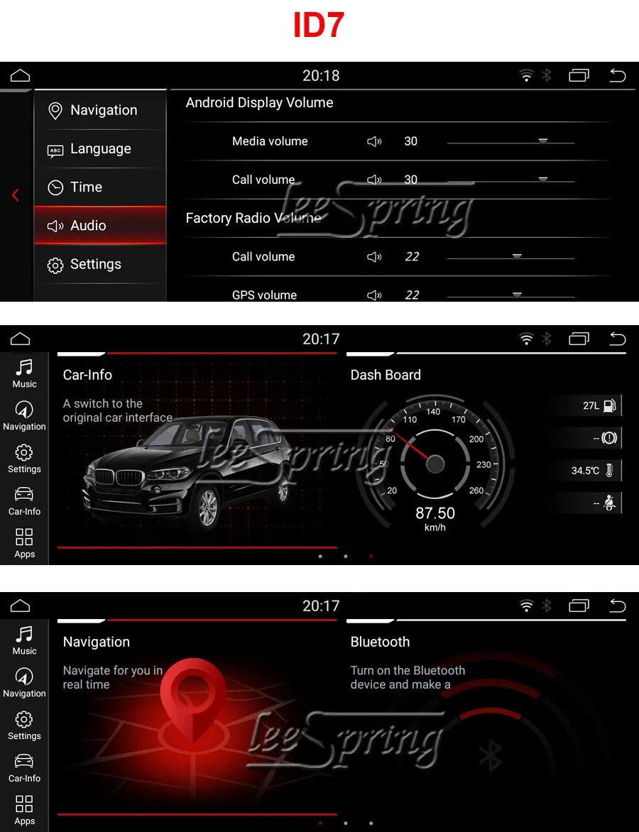 Excellent Android 9.0 Car Multimedia Player for BMW 3 Series F30/F31/F34/F35/BMW 4 Series F32/F33/F36(2013-2016) Auto GPS Navigation 6
