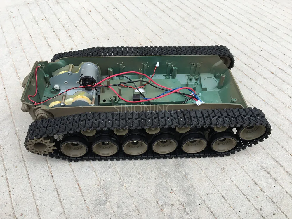  Supper big Robot Tank Chassis Crawler Smart robot platform henglong 3838 large damping suspension S - 32895017006