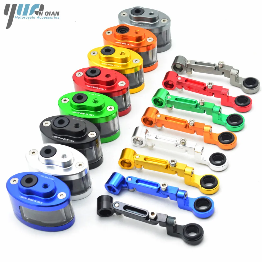 Universal Motorcycle Brake Fluid Reservoir Clutch Tank Oil Fluid Cup For Yamaha T MAX TMAX 530 500 XMAX 300 400 XT660 R3 R6 R1