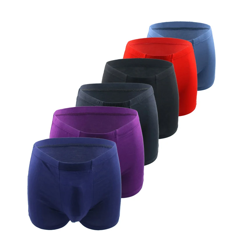 

3 Pieces/Set Men Underwear Boxer Big Size Male Shorts Man Underpants Breathable Boxer Bamboo Fiber Underwear For Men XL-7XL