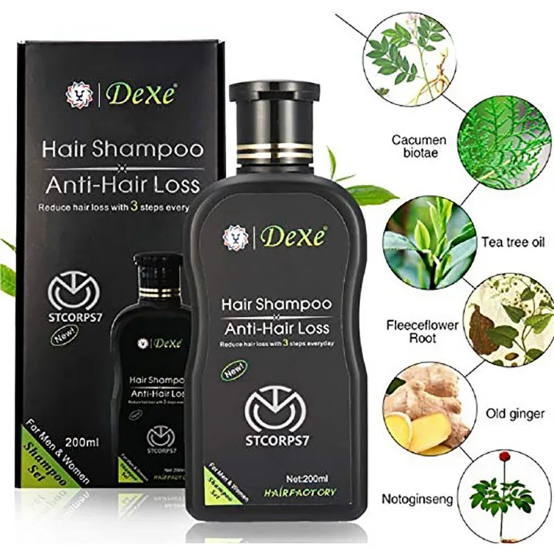 200ml Herbal Hair Growth Product Anti Hair Loss Shampoo Improve Hair