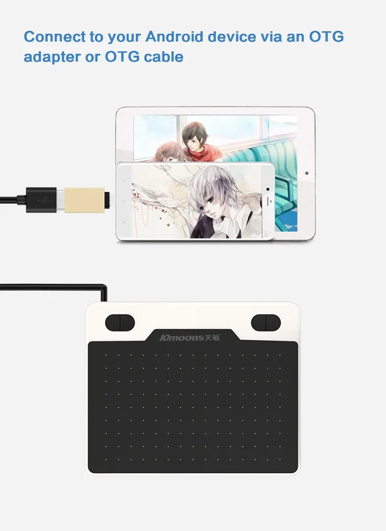 

USB OTG Type C to USB 3.0 Adapter OTG With for 10moons T503