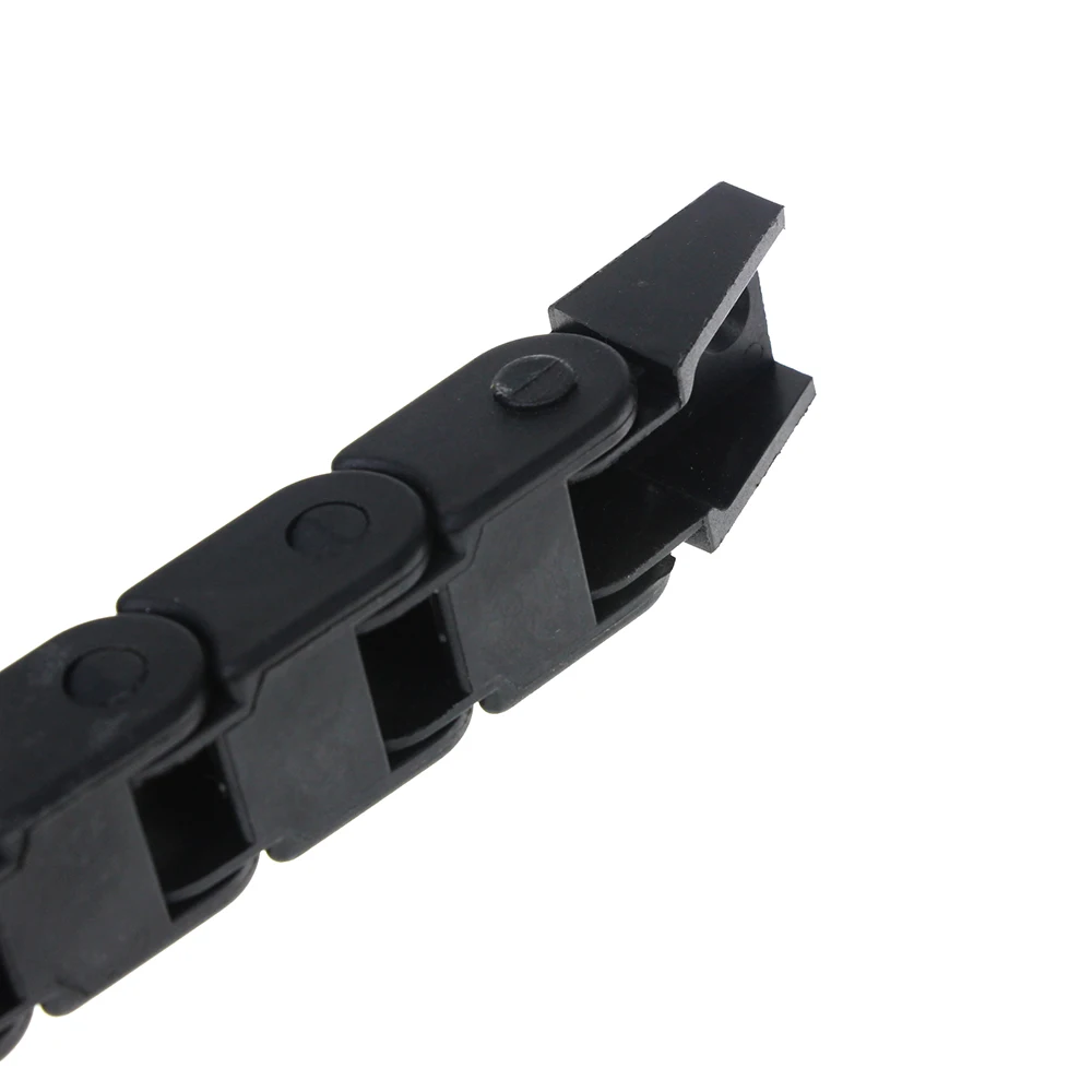 10x10mm L1000mm Cable Drag Chain Wire Carrier With End Connectors For CNC Router Machine Tools 10*10MM