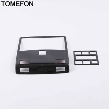 

TOMEFON For Skoda Karoq 2017 2018 2019 Front Roof Top Reading Light Lamp Frame Cover Trim Interior Accessories Stainless Steel