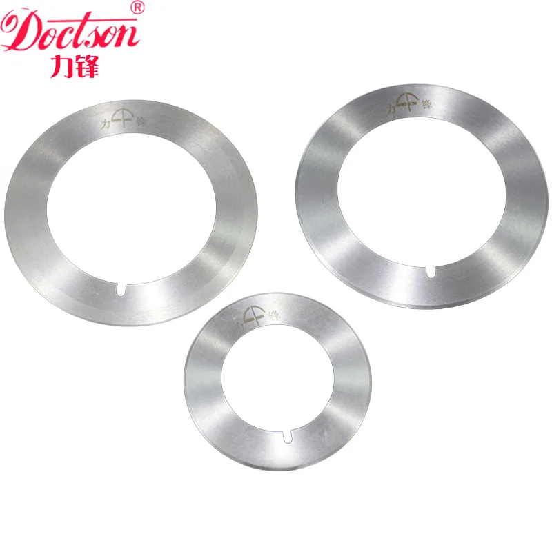 Top and Bottom Cut Circle Slitting Machine Blade Various Specifications Slitting Blades Cut Paper Blade 64*40*1