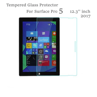 Для microsoft Surface Go 1" протектор экрана из закаленного стекла для Surface 3 Pro 3 Pro 4 Pro 5 Book2 13,5" стеклянные пленки - Цвет: For Surface Pro5