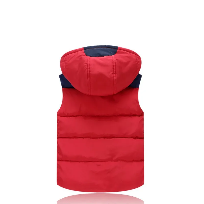 CROAL CHERIE Baby Girls Clothes Warm Cotton Winter Boys Vest Fashion Hooded Russian Fleece Children Outerwear & Coats Vest Kids  (7)