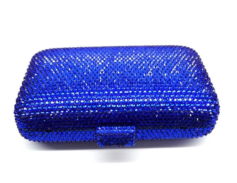 Laisc Whole Luxury Navy Blue Evening Handbag Red Crystal Clutch Laisc Whole Luxury Navy Blue Evening Handbag Red Crystal Clutch Bag Women Wedding Purse Bride Pochette Sc042 In Clutches From Luggage