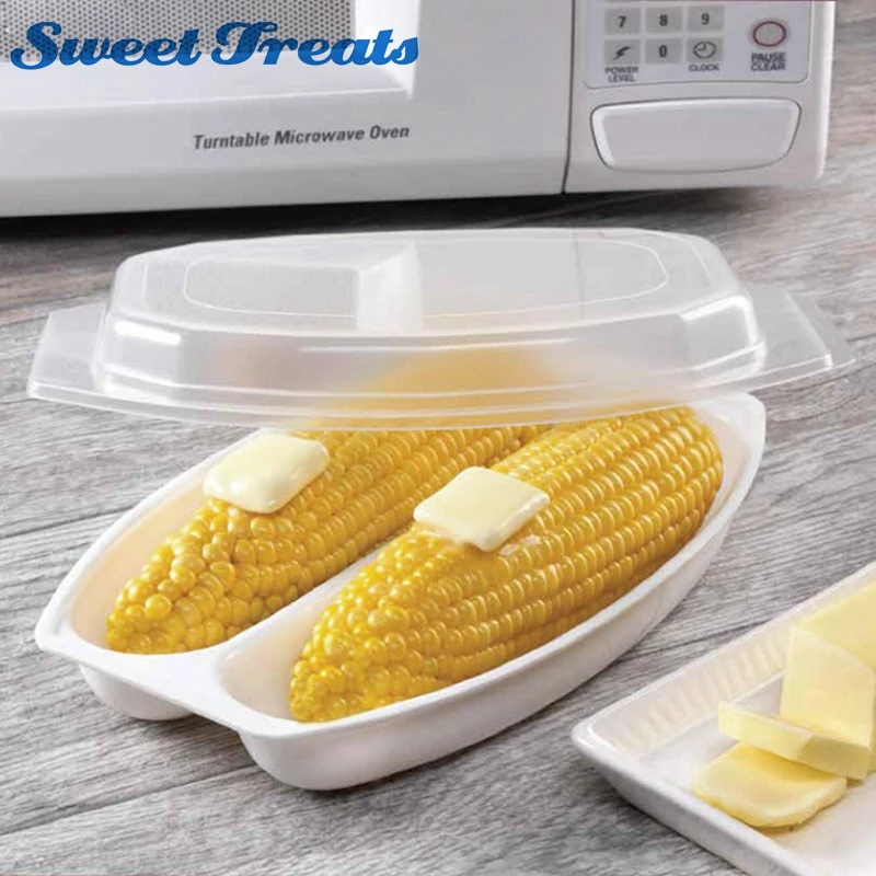 

Sweettreats 2 Tier Microwaveble Steamer Healthy Cooking Quick Fast Vegetables