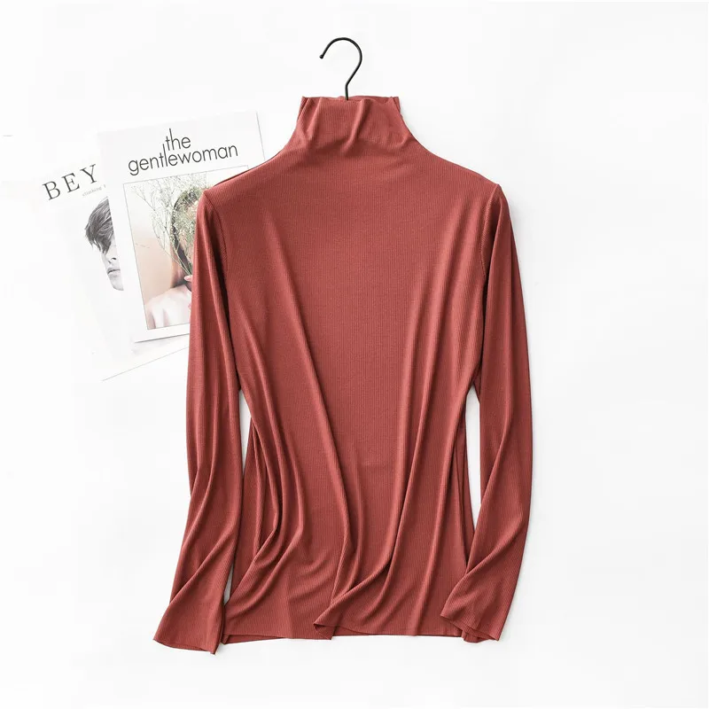 D00327 zhuan red Корейский стиль, длинный рукав, футболки для женщин, новинка, хит, Приталенная футболка для женщин, s, Мода Harajuku, в полоску, для женщин, тонкая, для женщин - Цвет: D00327 zhuan red