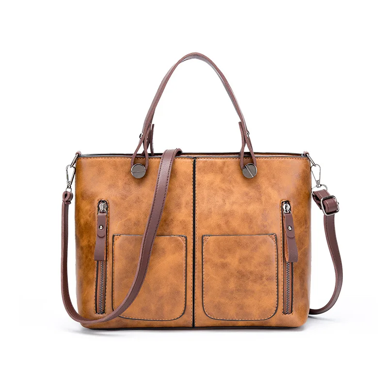 

Women Bag Large Capacity Shoulder Bags for Women 2019 Fall Leather Fringe Handbags Purses Retro Shopper Tote Gift Sac A Main