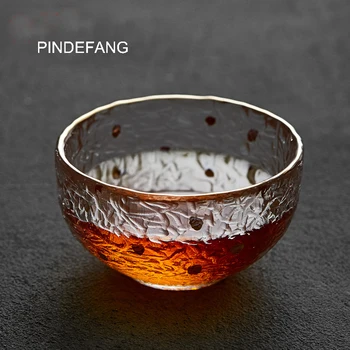 

PINDEFANG Superior Japanese Zen Cup 105ml Hand-blown Heat-resistant Glass Art of glass cup Kung-fu teaware Zen Tea Set Cup