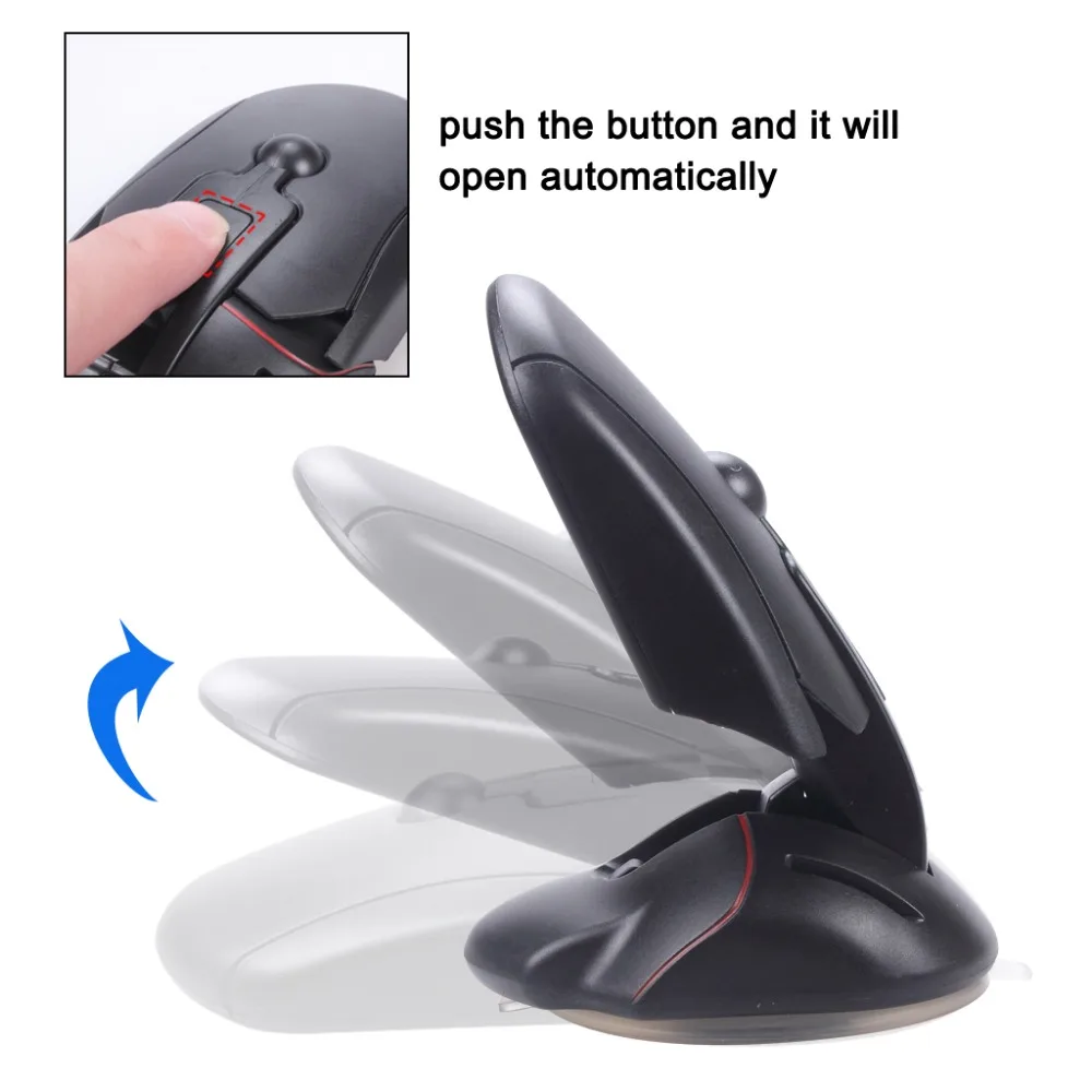 Creative Universal Mouse Shaped Windshield Car Phone Holder Dashboard  Desktop Foldable Car Holder for Smartphones GPS (360 Degree Rotation) (7)