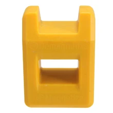 New Style Screwdriver Magnetizer Degaussing Demagnetizer Magnetic Practical Pick Up Tool Color:Yellow